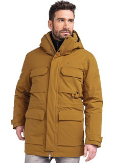 Schöffel Winter-Daunenparka Ridgeland (wind- und wasserdicht, leicht) hellbraun Herren