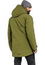 Schöffel Winter Down Parka Ridgeland (wind and waterproof, lightweight) green Men