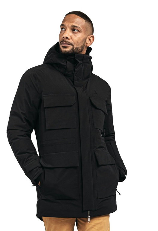 Schöffel Winter-Daunenparka Ridgeland (wind- und wasserdicht, leicht) schwarz Herren