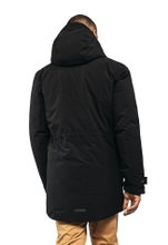 Schöffel Winter Down Parka Ridgeland (wind and waterproof, lightweight) black Men