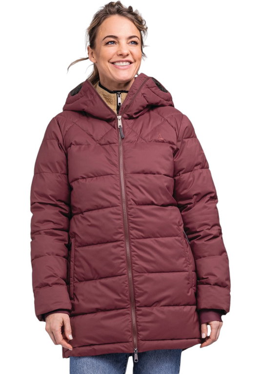 Schöffel Winter-Parka Boston (wasser- und winddicht) weinrot Damen
