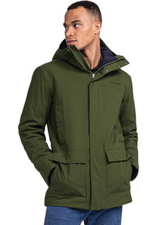 Schöffel Winter-Parka Rotterdam (wasserdicht) dunkelgrün Herren