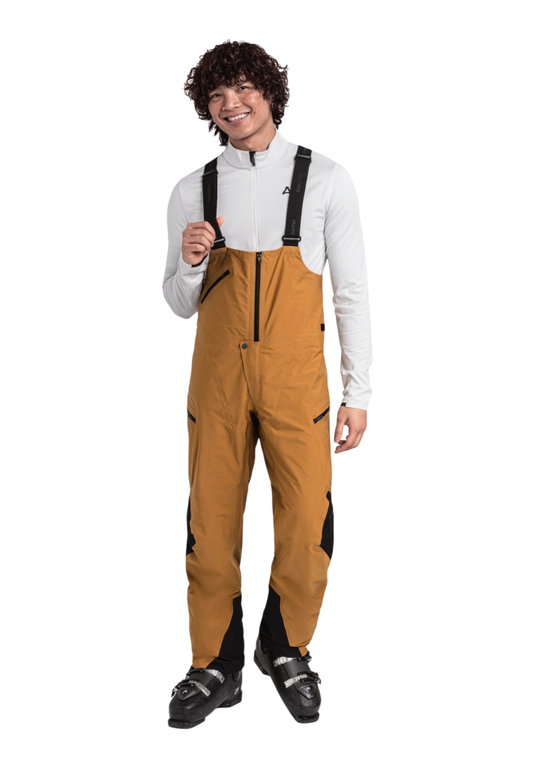 Schöffel Winter-Skihose Lufed Style Pant (Hardshellhose, wasserdicht, winddicht) braun Herren
