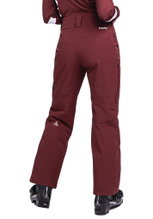 Schöffel Winter-Skihose Pant Pontresina (4-Wege-Stretch, wasserdicht, hohe Bewegungsfreiheit) weinrot Damen