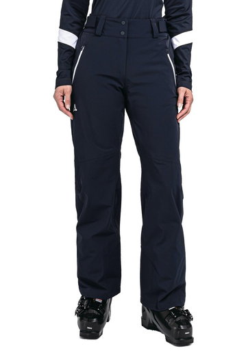 Schöffel Winter-Skihose Pontresina Pant (4-Wege-Stretch, wasserdicht, hohe Bewegungsfreiheit) dunkelblau Damen