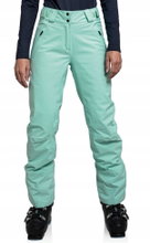 Schöffel Winter Ski Trousers Weissach Pant (4-Way Stretch, waterproof, high wearing comfort) mint green ladies
