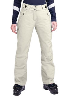 Schöffel Winter-Skihose Weissach Pant (4-Wege-Stretch, wasserdicht, hoher Tragekomfort) cremeweiss Damen