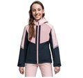 Schöffel Winter Ski Jacket Furgler (waterproof, windproof) dark blue/pink Kids