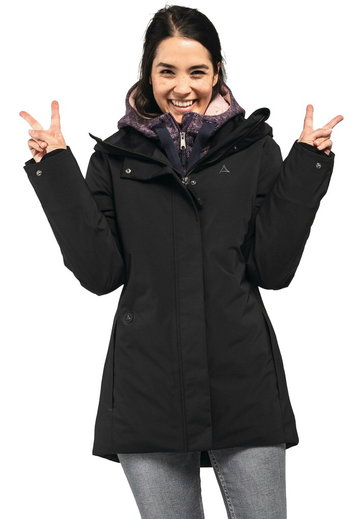 Schöffel Winterjacke Heat Cambria (Intellitex Heat Technologie) schwarz Damen