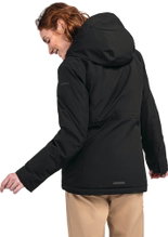Schöffel Winterjacke Insulated Antwerpen (Kapuze, wasserdicht, atmungsaktiv) schwarz Damen