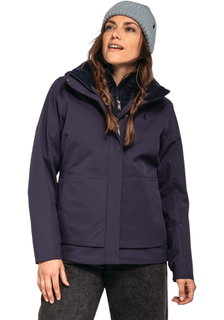Schöffel Winterjacke ZipIn Toledo (wasserdicht, winddicht, atmungsaktiv) violett Damen