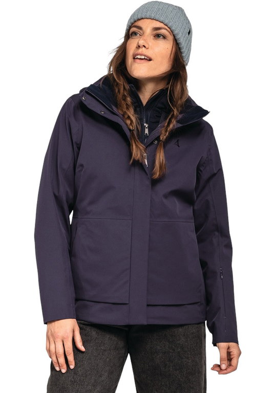 Schöffel Winterjacke ZipIn Toledo (wasserdicht, winddicht, atmungsaktiv) violett Damen