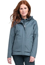 Schöffel Winterjacke ZipIn Toledo (wasserdicht, winddicht, atmungsaktiv) blau Damen