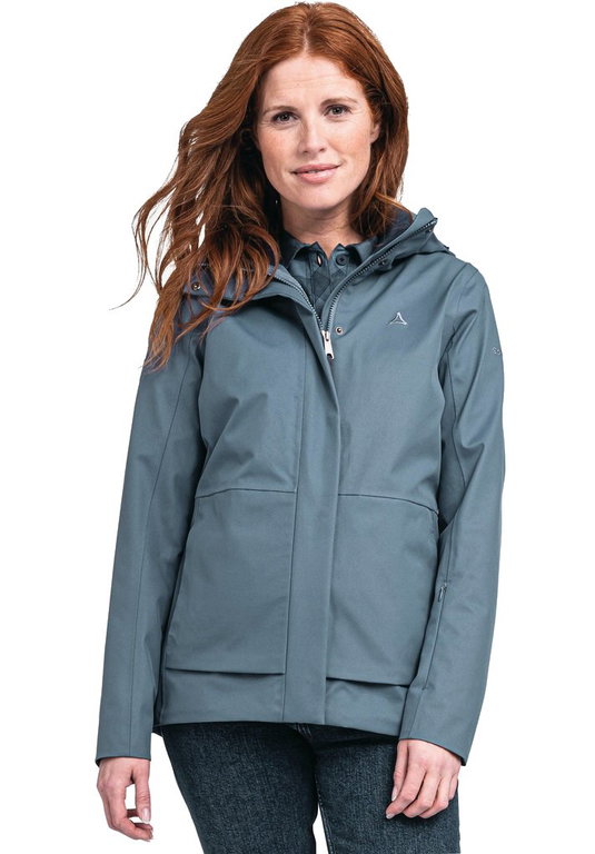 Schöffel Winterjacke ZipIn Toledo (wasserdicht, winddicht, atmungsaktiv) blau Damen