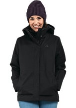 Schöffel Winterjacke ZipIn Toledo (wasserdicht, winddicht, atmungsaktiv) schwarz Damen