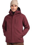 Schöffel Winter Jacket ZipIn Toledo (waterproof, windproof, breathable) burgundy Men