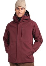 Schöffel Winterjacke ZipIn Toledo (wasserdicht, winddicht, atmungsaktiv) weinrot Herren