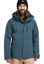 Schöffel Winter Jacket ZipIn Toledo (waterproof, windproof, breathable) blue Men