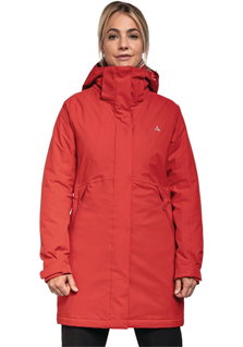 Schöffel Wintermantel Insulated Bastianisee (4-Wege-Stretch, wasserdicht, atmungsaktiv) rot Damen