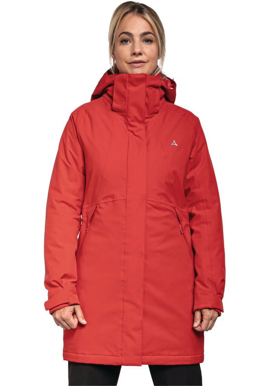 Schöffel Winter Coat Insulated Bastianisee (4-way stretch, waterproof, breathable) red Women