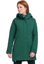 Schöffel Wintermantel Insulated Bastianisee (4-Wege-Stretch, wasserdicht, atmungsaktiv) grün Damen