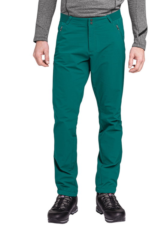 Schöffel Wanderhose Hochfilzen (4-Wege-Stretch, warm, strapazierfähig) dunkelgrün Herren