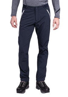 Schöffel Hiking Trousers Hochfilzen (4-Way Stretch, Warm, Durable) Navy Blue Men's