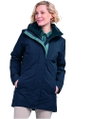 Schöffel Winterjacke 3in1 Parka Barth (2-Wege-Stretch, wasserdicht, winddicht) navyblau Damen