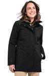 Schöffel Winterjacke 3in1 Parka Barth (2-Wege-Stretch, wasserdicht, winddicht) schwarz Damen