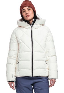 Schöffel Isolations-Winterjacke Boston Insulated (winddicht, wasserabweisend, sehr leicht) weiss Damen