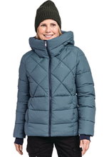 Schöffel Isolations-Winterjacke Boston Insulated (winddicht, wasserabweisend, sehr leicht) blaugrau Damen