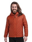 Schöffel Winter-Daunenjacke Hiking Down Style Cascata (wärmend dank Daunenfüllung) rot Herren