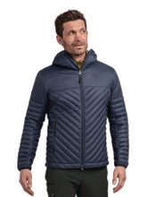 Schöffel Winter Down Jacket Hiking Down Style Cascata (warm thanks to down filling) navy blue men's