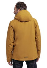 Schöffel Winterjacke Insulated Antwerpen (Kapuze, wasserdicht, atmungsaktiv) gelb/braun Herren