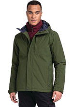 Schöffel Winterjacke Insulated Antwerpen (Kapuze, wasserdicht, atmungsaktiv) khaki/grün Herren