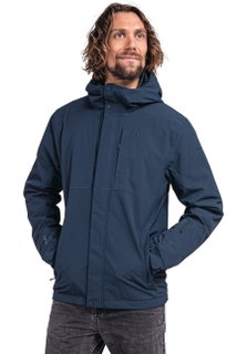 Schöffel Winterjacke Insulated Antwerpen (Kapuze, wasserdicht, atmungsaktiv) navyblau Herren