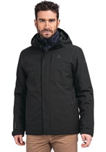 Schöffel Winterjacke Insulated Antwerpen (Kapuze, wasserdicht, atmungsaktiv) schwarz Herren