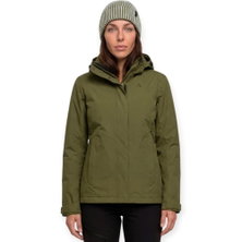 Schöffel Wanderjacke Hiking 3in1 Style Okere Jacket (2-Lagen VENTURI, wasserdicht) dunkelgrün Damen