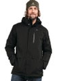 Schöffel Winterjacke 3in1 Parka Barth (2-Wege-Stretch, wasserdicht, winddicht) schwarz Herren
