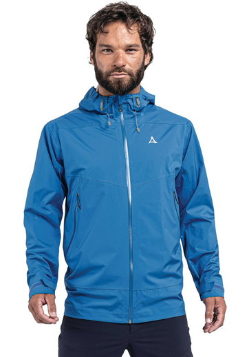 Schöffel Trekking-Wanderjacke Vistdal (2.5-Lagen, wasserdicht, winddicht) blau Herren