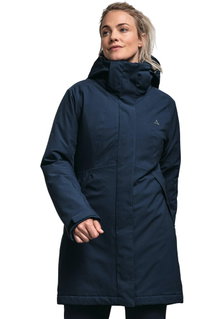 Schöffel Wintermantel Insulated Bastianisee (4-Wege-Stretch, wasserdicht, atmungsaktiv) navyblau Damen