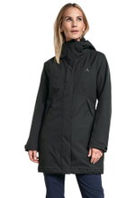 Schöffel Winter Coat Insulated Bastianisee (4-way stretch, waterproof, breathable) black Women