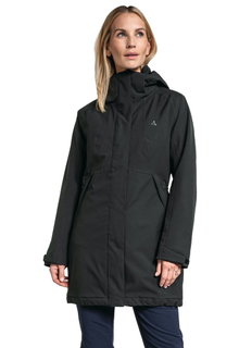 Schöffel Wintermantel Insulated Bastianisee (4-Wege-Stretch, wasserdicht, atmungsaktiv) schwarz Damen