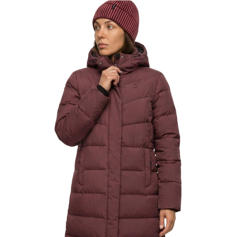 Schöffel Winter-Daunenmantel Urban Down Style Vindave (wärmend dank Daunenfüllung) violett Damen