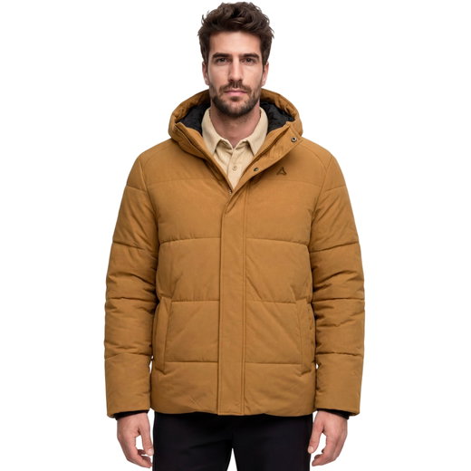 Schöffel Winterjacke Urban Insulated Style Purga (hoher Tragekomfort) braun Herren