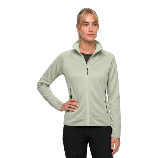 Schöffel Fleecejacke Refoca (warm, 2-Wege-Stretch) hellgrün Damen