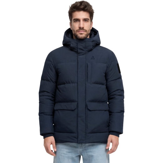 Schöffel Winter-Daunenparka Urban Down Style Vindave Parka (warm) navyblau Herren