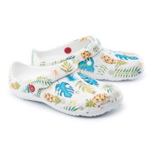 Schu'zz sandały Globule Clog Tropical białe/kolorowe damskie