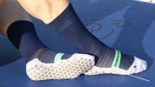 Shoesoxx Sportsocke Crew Cushion (Silicone Strips, Maximum Grip in Shoe) Navy Blue Men - 1 Pair
