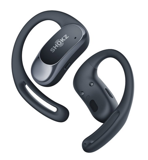 Shokz Kopfhörer OpenFit Air (Open-Ear-Design, 6 Stunden Wiedergabezeit) schwarz